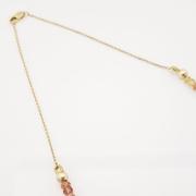 Beaded Sapphire and Garnet Necklace