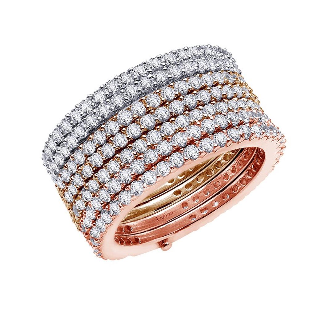 Lafonn Simulated Diamond TriToned Ring